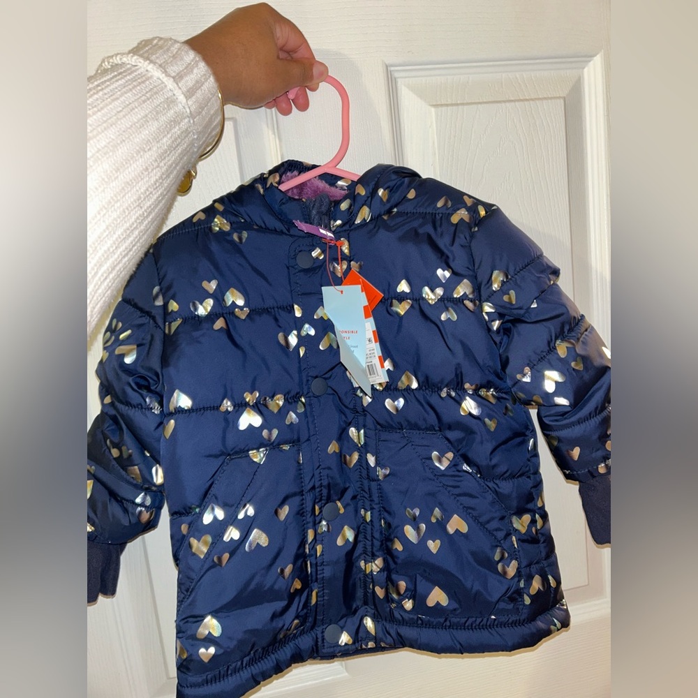 Navy Cat & Jack Toddler Coat